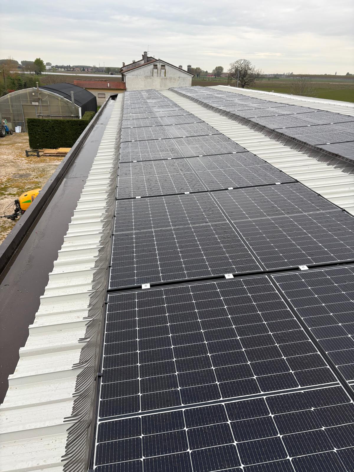5 METRI PARAPICCIONE FOTOVOLTAICO ALLUMINIO - immagine 7