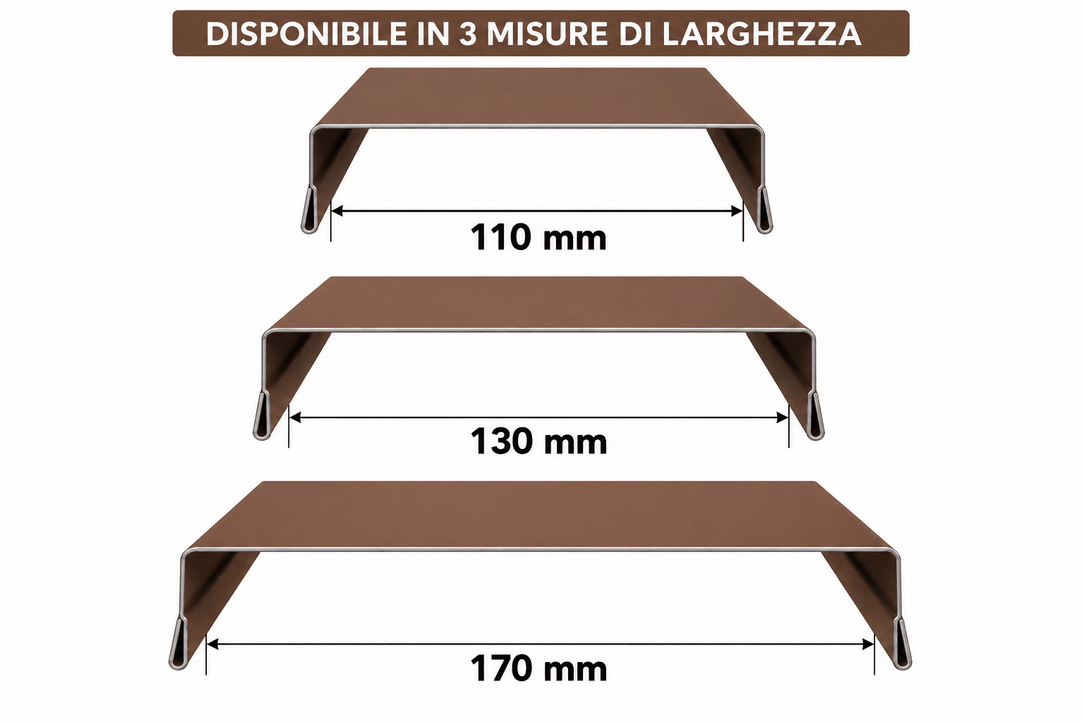 CAPPELLOTTO COPRI TRAVE TESTA DI MORO - immagine 3