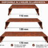 CAPPELLOTTO COPRI TRAVE TINTA RAME - immagine 2