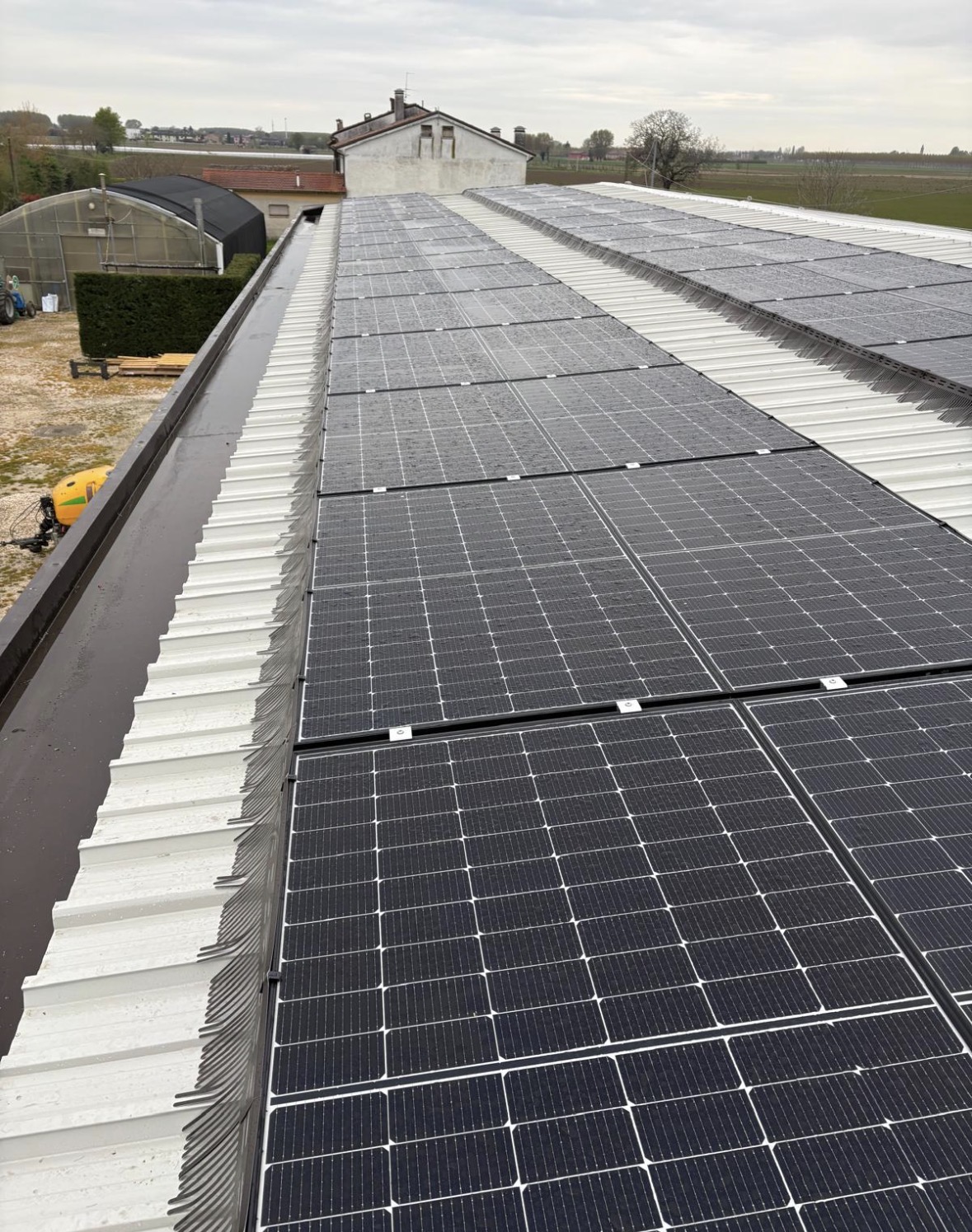 5 METRI PARAPICCIONE FOTOVOLTAICO POLIETILENE - immagine 4