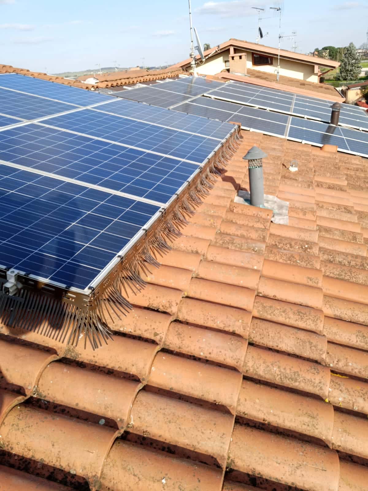 5 METRI PARAPICCIONE FOTOVOLTAICO ALLUMINIO - immagine 5