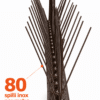 PARAPICCIONE SPILLI INOX VERNICIATO conf. 5 metri - immagine 5